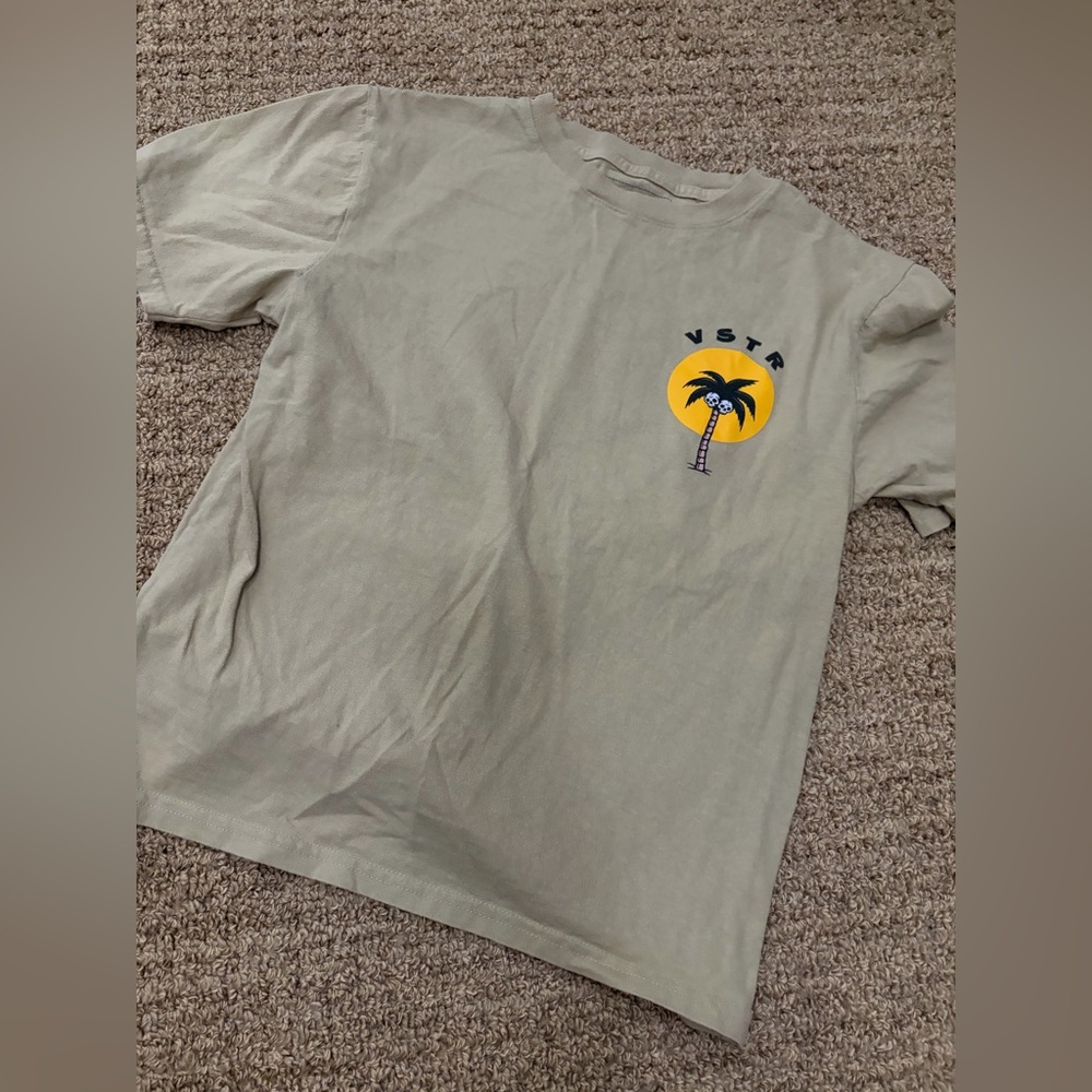 VSTR Kids Tan Palm Tree T-Shirt